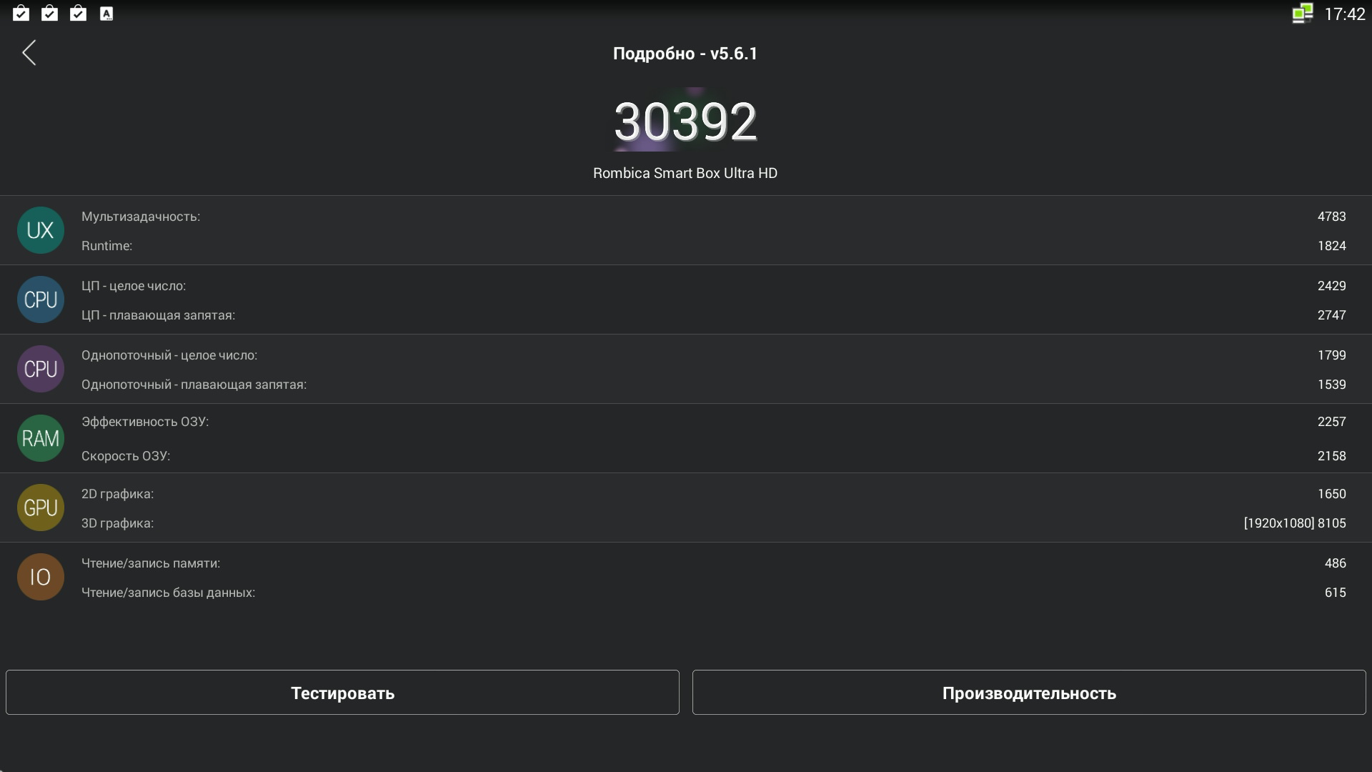 Продам Android ТВ-приставку Rombica Smart Box Ultra HD 63519-1